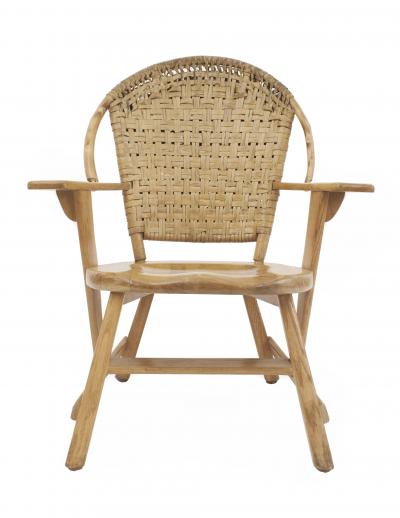  Old Hickory Furniture Co Set of 6 Old Hickory Ash Wood Dining Chairs