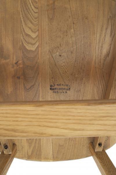  Old Hickory Furniture Co Set of 6 Old Hickory Ash Wood Dining Chairs