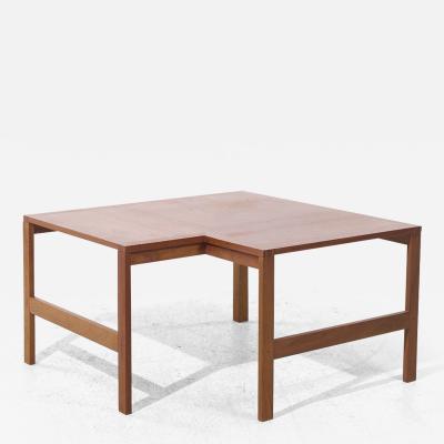  Ole Gjerl v Knudsen Torben Lind Ole Knudsen Torben Lind for France Son MCM Danish Teak Corner Coffee Table