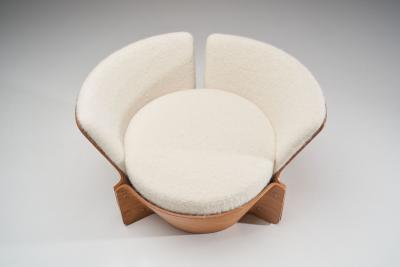  Ole Gjerl v Knudsen Torben Lind Roset Chair by Ole Gjerl v Knudsen and Torben Lind Denmark 1970s