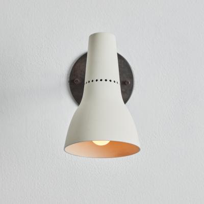  Oluce 1950s Giuseppe Ostuni Model 109 1 Tubetto 2 Snodi Piccoli Wall Lamp for Oluce