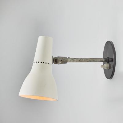  Oluce 1950s Giuseppe Ostuni Model 109 1 Tubetto 2 Snodi Piccoli Wall Lamp for Oluce