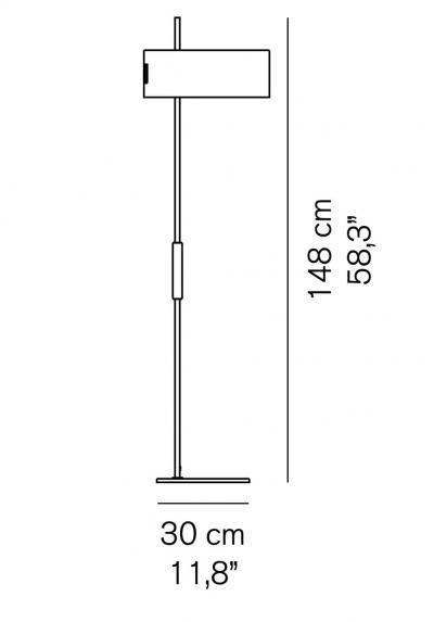 Oluce 1953 Floor Lamp by Ostuni e Forti for Oluce