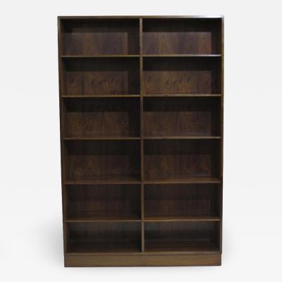  Omann Jun M belfabrik A S Pair of Danish Rosewood Bookcases by Omann Jun