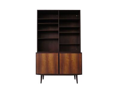  Omann Jun M belfabrik A S Three Omann Jun Mid century Danish Cabinets with Bookcase Hutches Wallunit