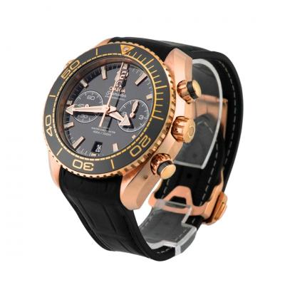  Omega Omega Seamaster Planet Ocean 18K Rose Gold Black Dial 600M