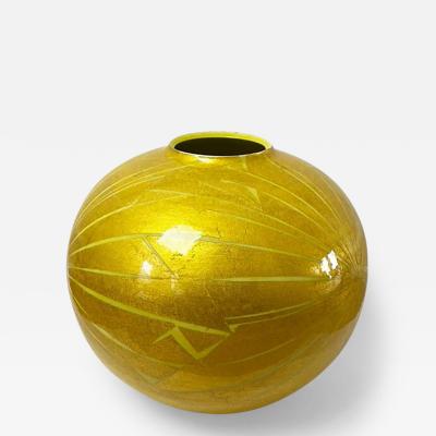  Ono Hakuko Yellow Globular Vessel