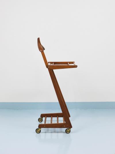  Opal Mid Century Zigzag Clothing Valet Dressing Stand by Opal Germany 1950s