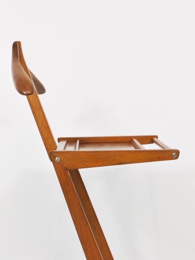  Opal Mid Century Zigzag Clothing Valet Dressing Stand by Opal Germany 1950s