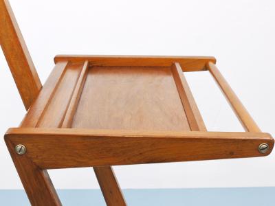  Opal Mid Century Zigzag Clothing Valet Dressing Stand by Opal Germany 1950s