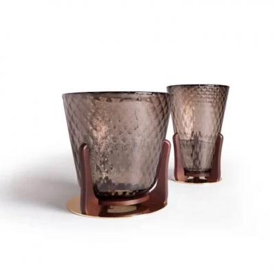  Opera Vertex Conical Blown Glass Tables
