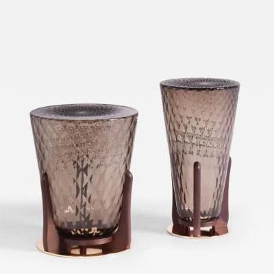  Opera Vertex Conical Blown Glass Tables