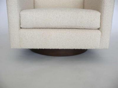  Orange Furniture Pair of Milo Baughman Style Swivel Chairs