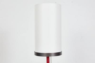  Orange Furniture Wilshire Red Leather Floor Lamp