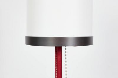  Orange Furniture Wilshire Red Leather Floor Lamp