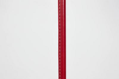  Orange Furniture Wilshire Red Leather Floor Lamp