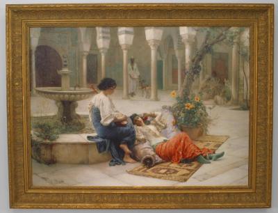  Orientalist Painting Of Harem Girls
