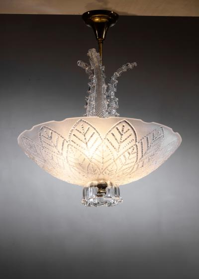  Orrefors Frosted glass pendant lamp