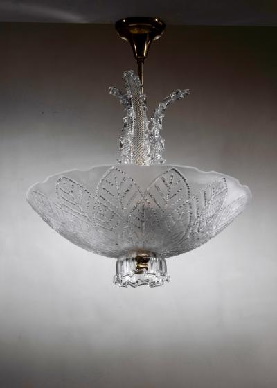  Orrefors Frosted glass pendant lamp