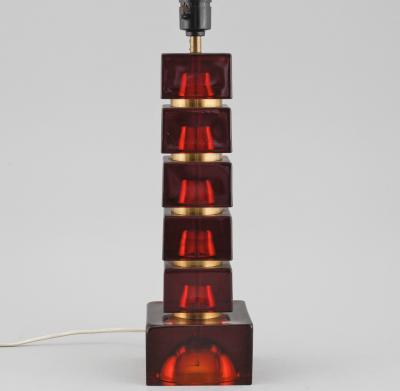  Orrefors Glass Table lamp Orrefors attributed