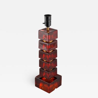  Orrefors Glass Table lamp Orrefors attributed