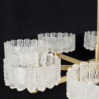  Orrefors Large Chandelier in Orrefors style