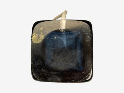  Orrefors Nils Landberg Swedish Modern Blue Tinted Glass Table Lamp Sweden 1960s