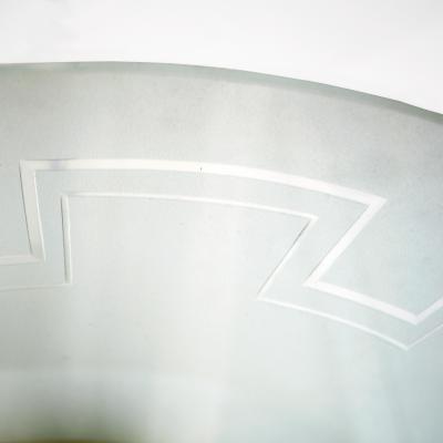  Orrefors One of Two Orrefors Swedish Grace Art Deco Meander etched pendants B 