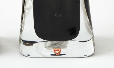  Orrefors Orrefors Black Crystal Encased Lamps