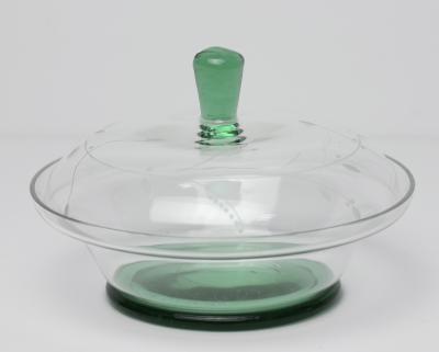  Orrefors Orrefors Covered Glass Bowl by Simon Gate 1932 Sweden