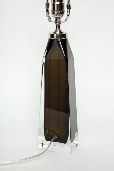  Orrefors Orrefors Dark Olive Crystal Lamps