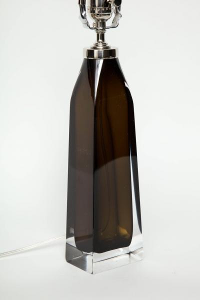  Orrefors Orrefors Dark Olive Crystal Lamps