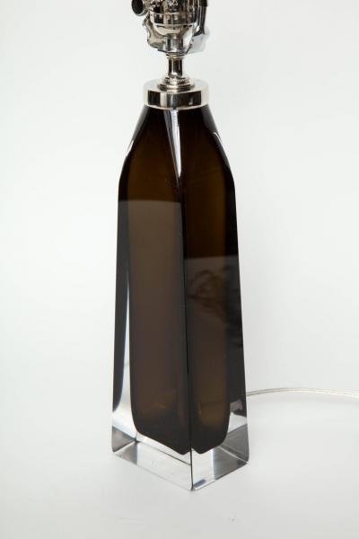  Orrefors Orrefors Dark Olive Crystal Lamps