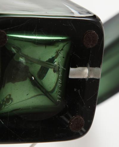  Orrefors Orrefors Forest Green Bottle Form Lamps