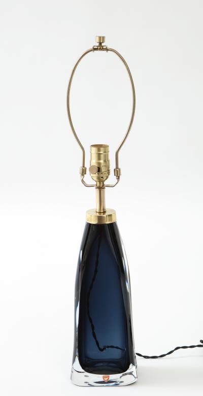  Orrefors Orrefors Midnight Blue Crystal Lamp