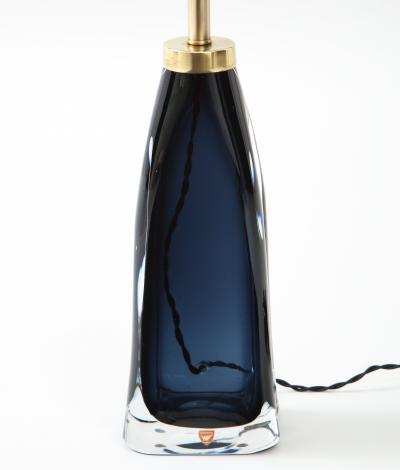  Orrefors Orrefors Midnight Blue Crystal Lamp