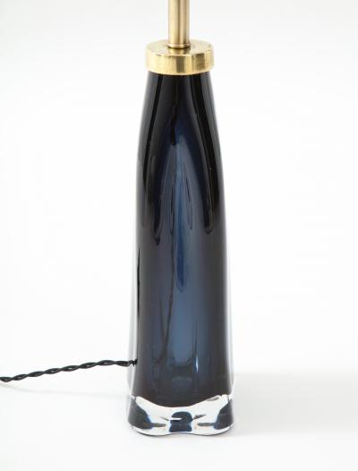  Orrefors Orrefors Midnight Blue Crystal Lamp