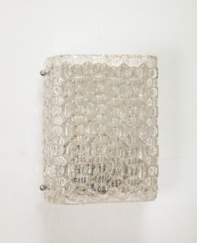  Orrefors Orrefors Raised Bubble Crystal Sconce