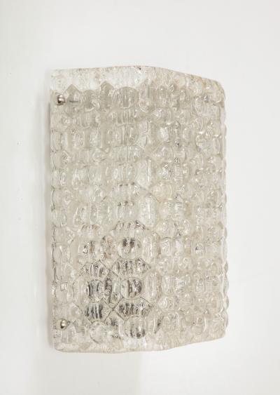  Orrefors Orrefors Raised Bubble Crystal Sconce