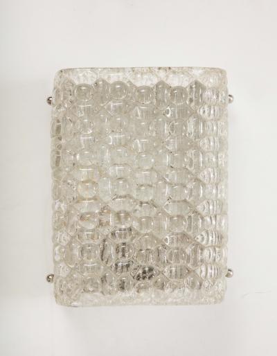  Orrefors Orrefors Raised Bubble Crystal Sconce
