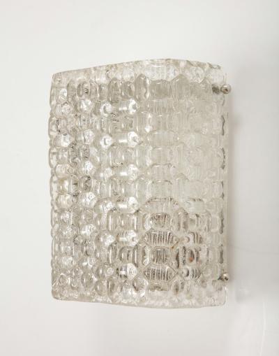  Orrefors Orrefors Raised Bubble Crystal Sconce