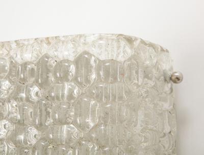  Orrefors Orrefors Raised Bubble Crystal Sconce