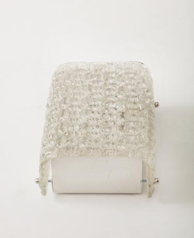  Orrefors Orrefors Raised Bubble Crystal Sconce