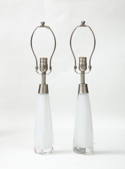  Orrefors Orrefors White Crystal Lamps