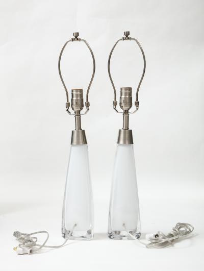  Orrefors Orrefors White Crystal Lamps