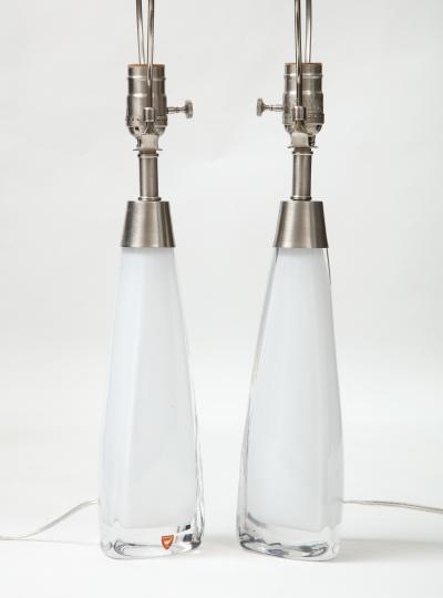  Orrefors Orrefors White Crystal Lamps