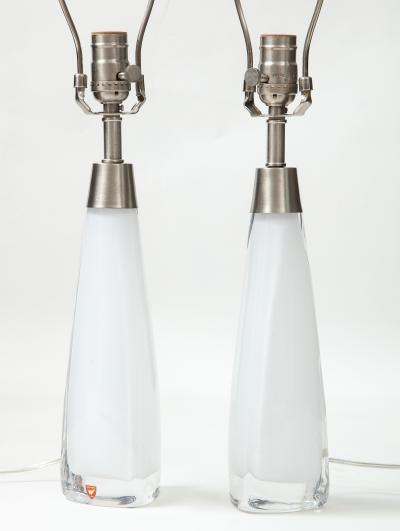  Orrefors Orrefors White Crystal Lamps