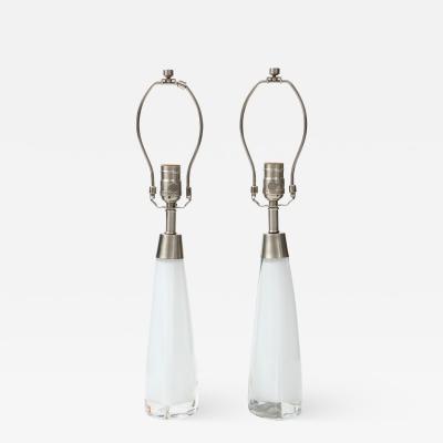  Orrefors Orrefors White Crystal Lamps