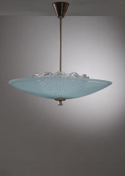  Orrefors Orrefors frosted glass pendant lamp