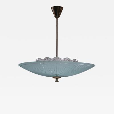  Orrefors Orrefors frosted glass pendant lamp